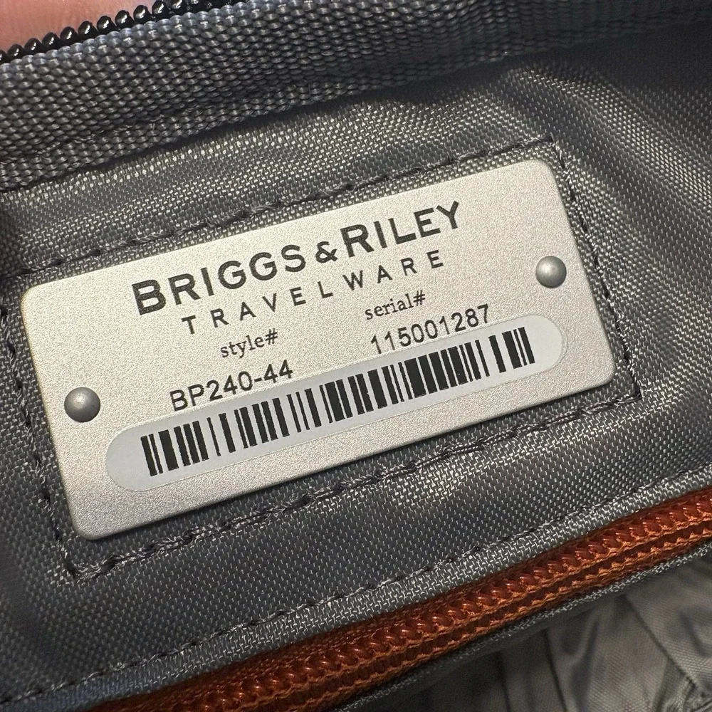 Briggs & Riley BRX Excursion Backpack Blue Travel Work Commuter Bag BP240-44